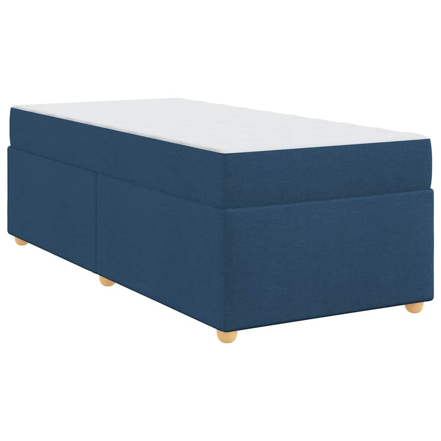 Bedframe met matras Anders Blauw 80 x 200 cm Stof
