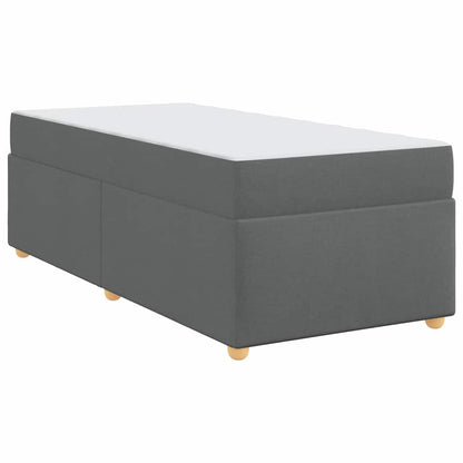 Bedframe met matras Anders Donkergrijs 90 x 190 cm Stof