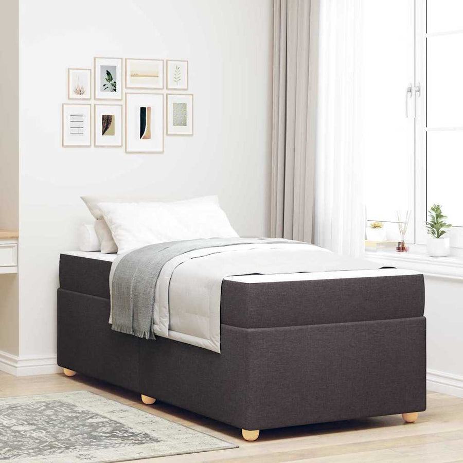 Bedframe Anders Donkerbruin 90 x 190 cm Pocketveren