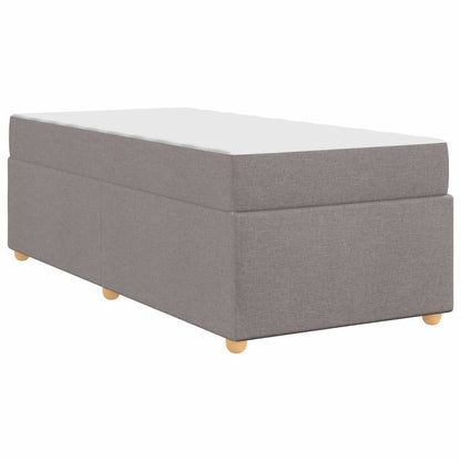 Bedframe Anders Taupe 90 x 190 cm Pocketveren