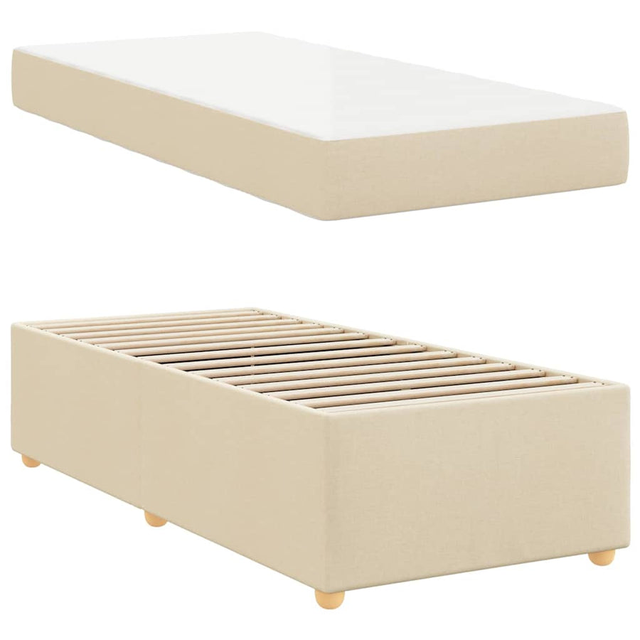 Bedframe Anders Crème 90 x 190 cm Stof