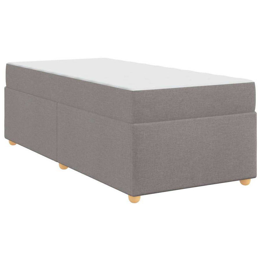 Bedframe met matras Anders Taupe 90 x 200 cm Stof