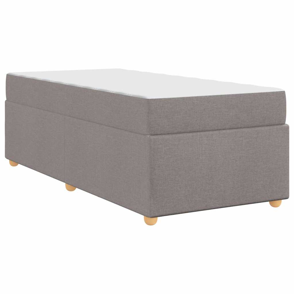 Bedframe met matras Anders Taupe 90 x 200 cm Stof