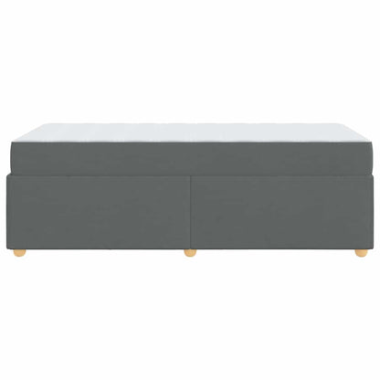Bedframe met matras Anders Donkergrijs 100 x 200 cm Stof