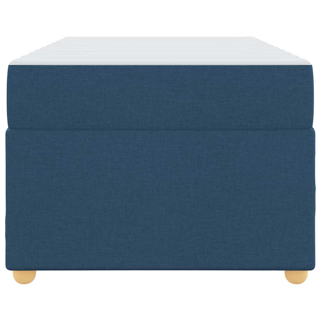 Bedframe met matras Blauw 100 x 200 cm Stof
