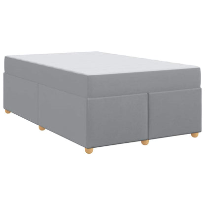 Bedframe met matras Anders Lichtgrijs 120 x 190 cm Stof
