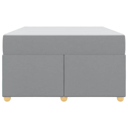 Bedframe met matras Anders Lichtgrijs 120 x 190 cm Stof