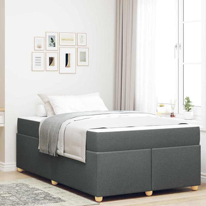 Bedframe met matras Anders Donkergrijs 120 x 190 cm Stof