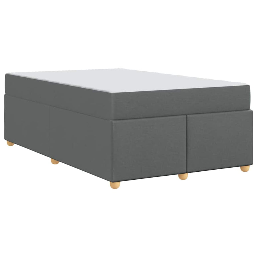 Bedframe met matras Anders Donkergrijs 120 x 190 cm Stof
