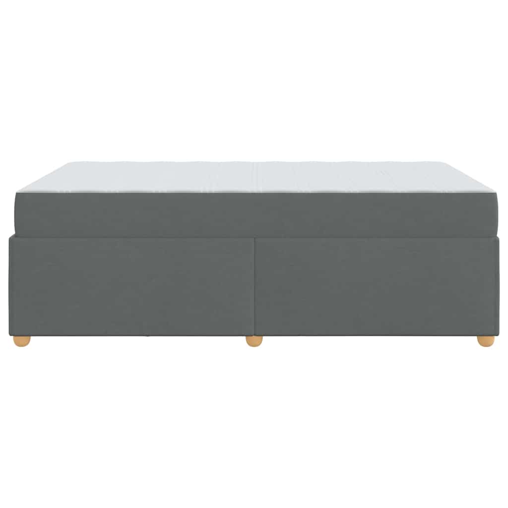 Bedframe met matras Anders Donkergrijs 120 x 190 cm Stof