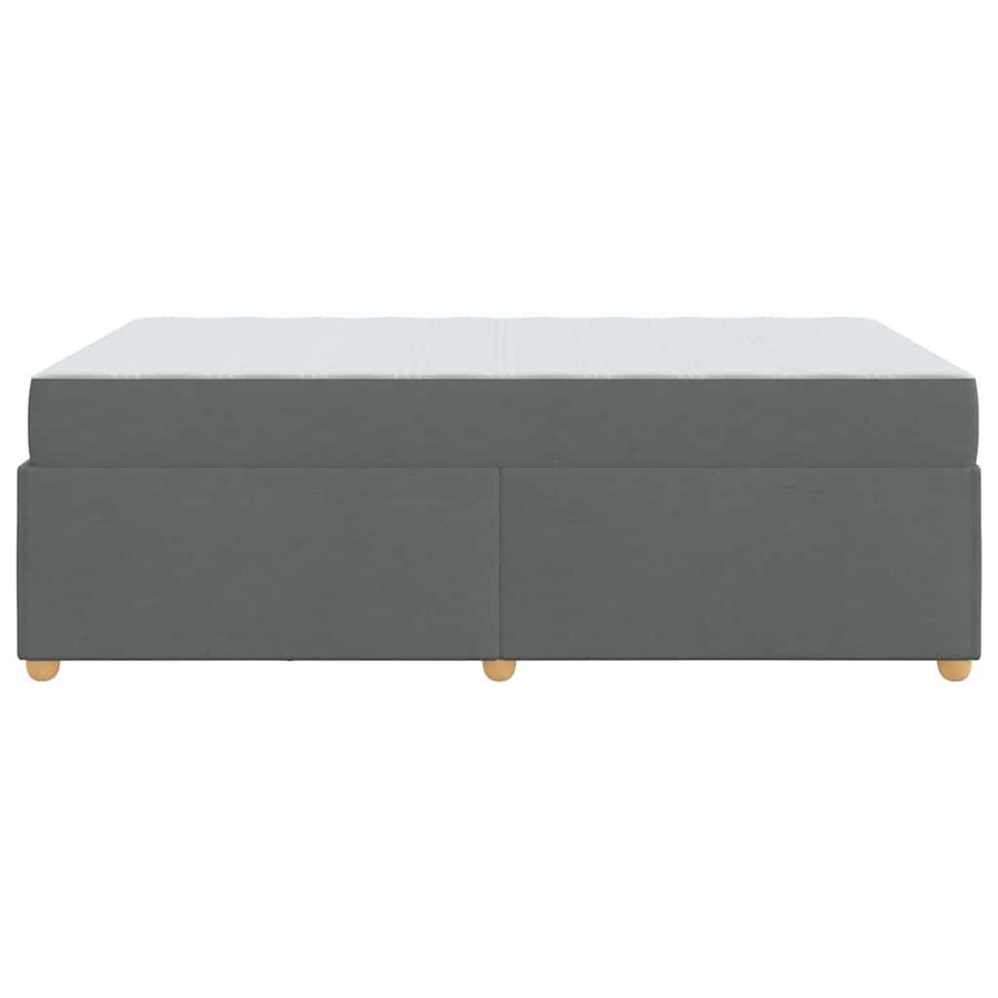 Bedframe met matras Anders Donkergrijs 120 x 190 cm Stof