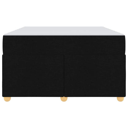 Bedframe met matras Anders Zwart 120 x 190 cm Stof