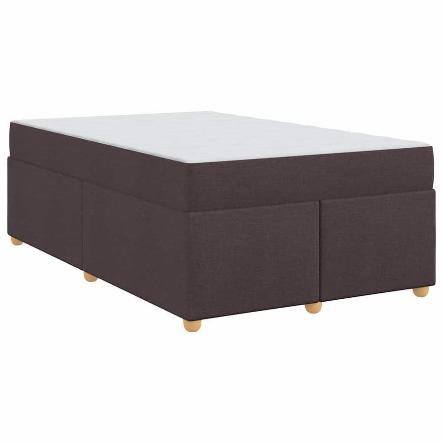 Bedframe met matras Anders Donkerbruin 120 x 190 cm Stof