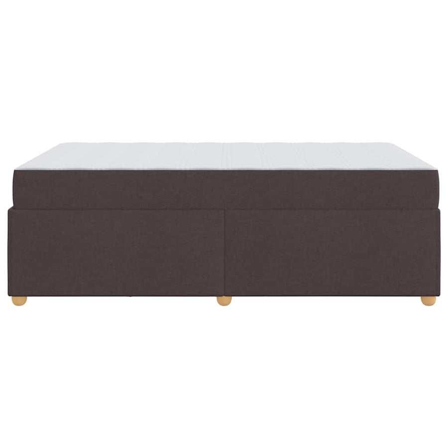 Bedframe met matras Anders Donkerbruin 120 x 190 cm Stof