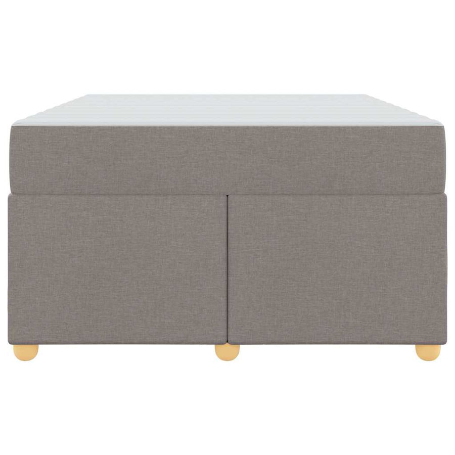 Bedframe met matras Taupe 120 x 190 cm Stof
