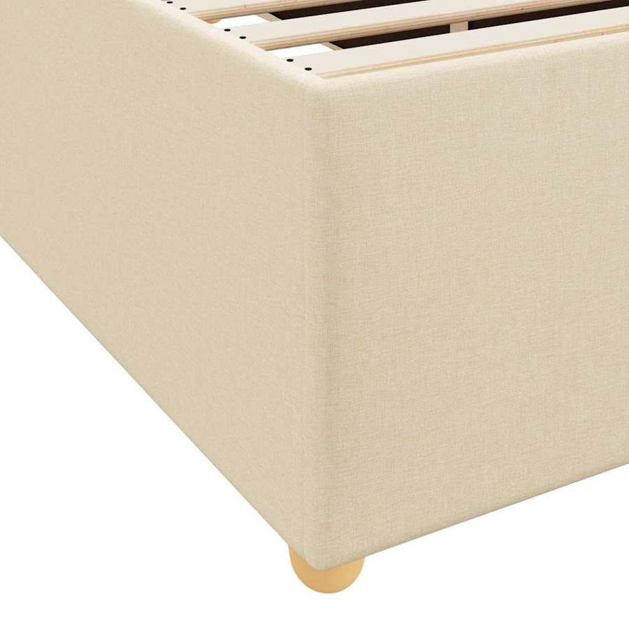 Bedframe Anders Crème 120 x 190 cm Polyester