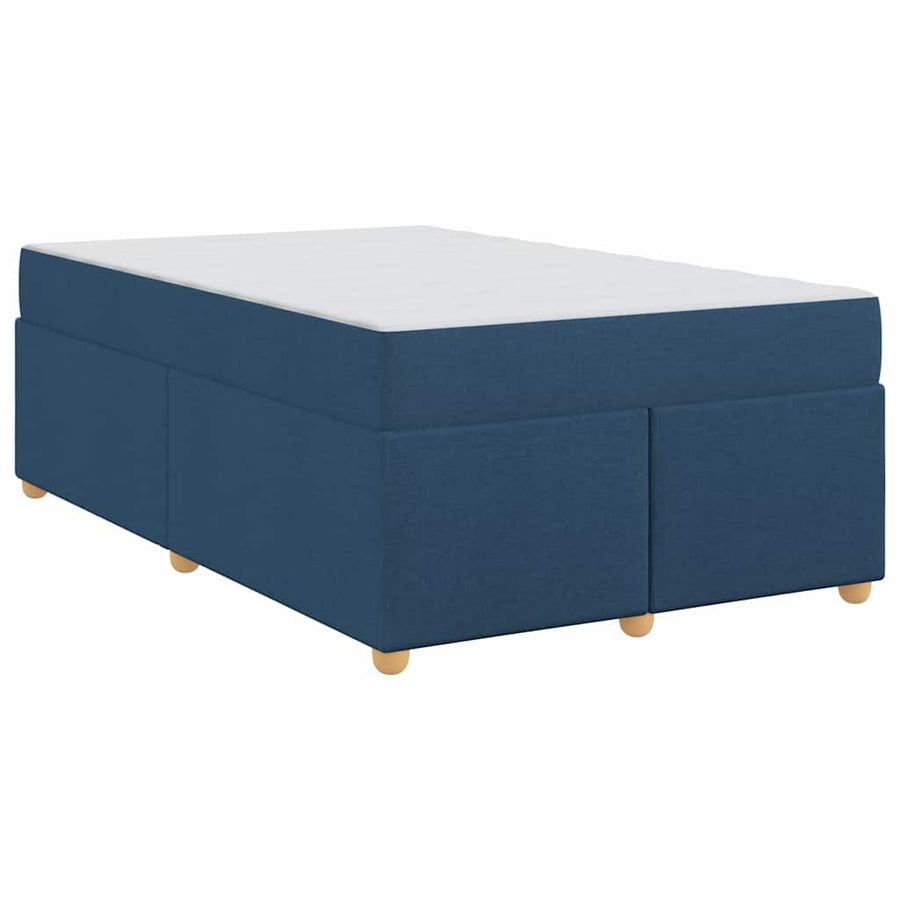 Bedframe met matras Anders Blauw 120 x 190 cm Stof