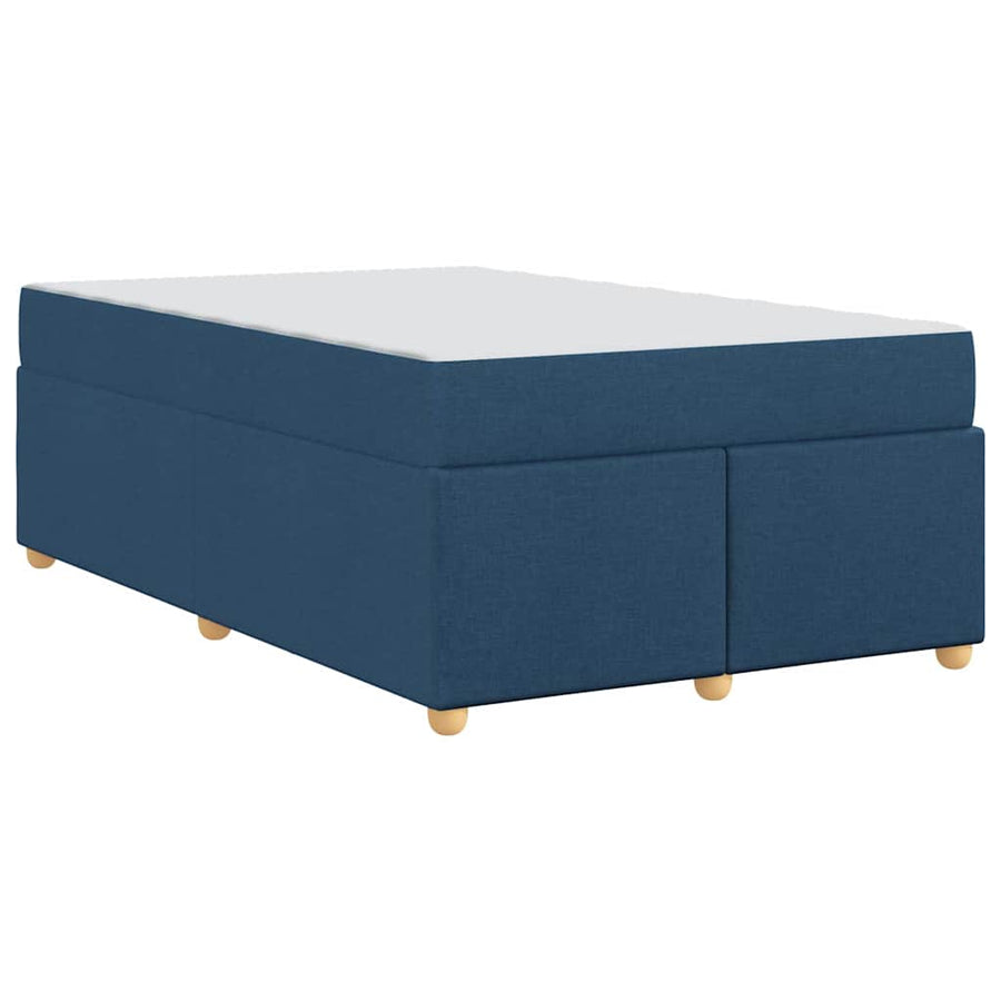 Bedframe met matras Anders Blauw 120 x 190 cm Stof