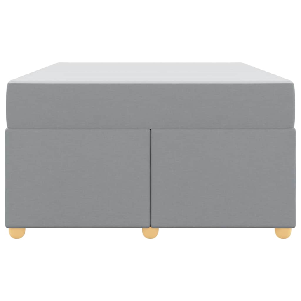 Bedframe met matras Anders Lichtgrijs 120 x 200 cm Stof