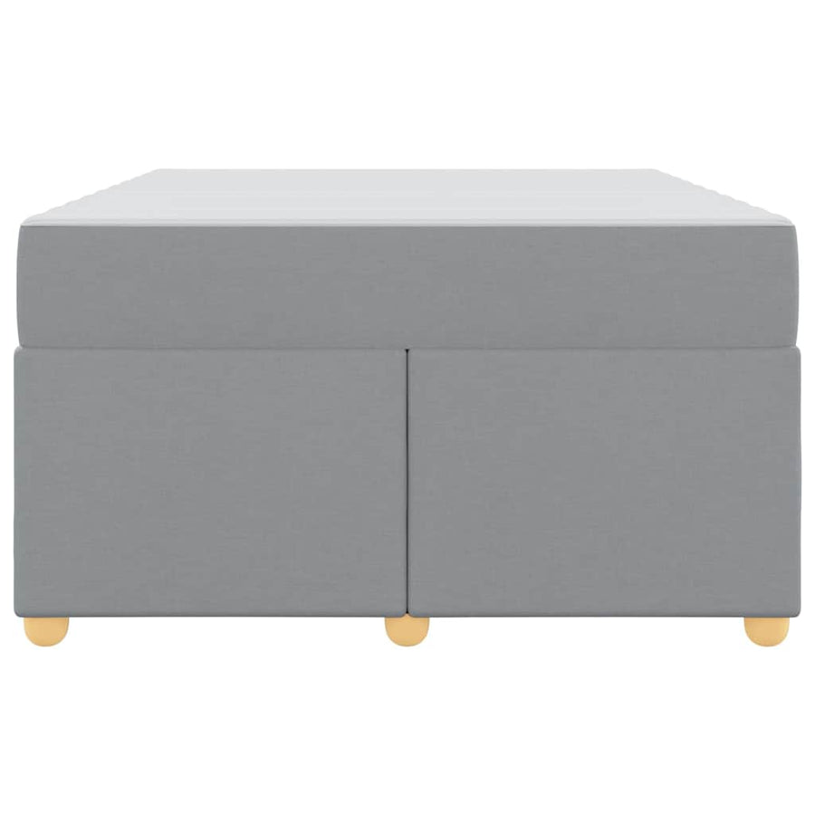 Bedframe met matras Anders Lichtgrijs 120 x 200 cm Stof