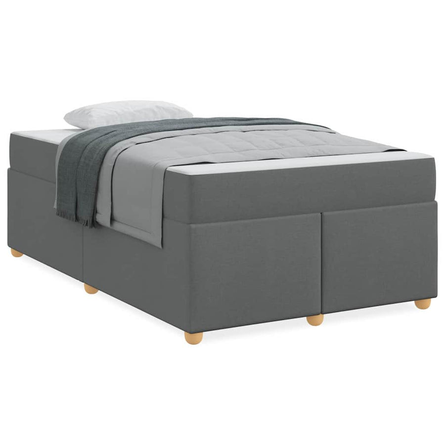 Bedframe met matras Anders Donkergrijs 120 x 200 cm Stof