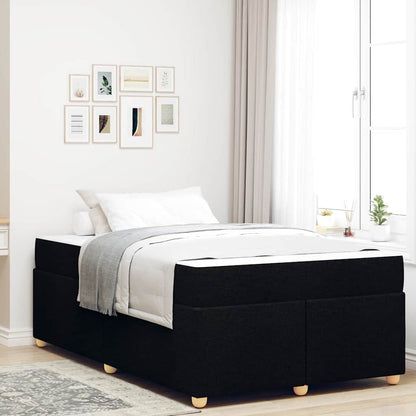 Bedframe met matras Anders Zwart 120 x 200 cm Stof