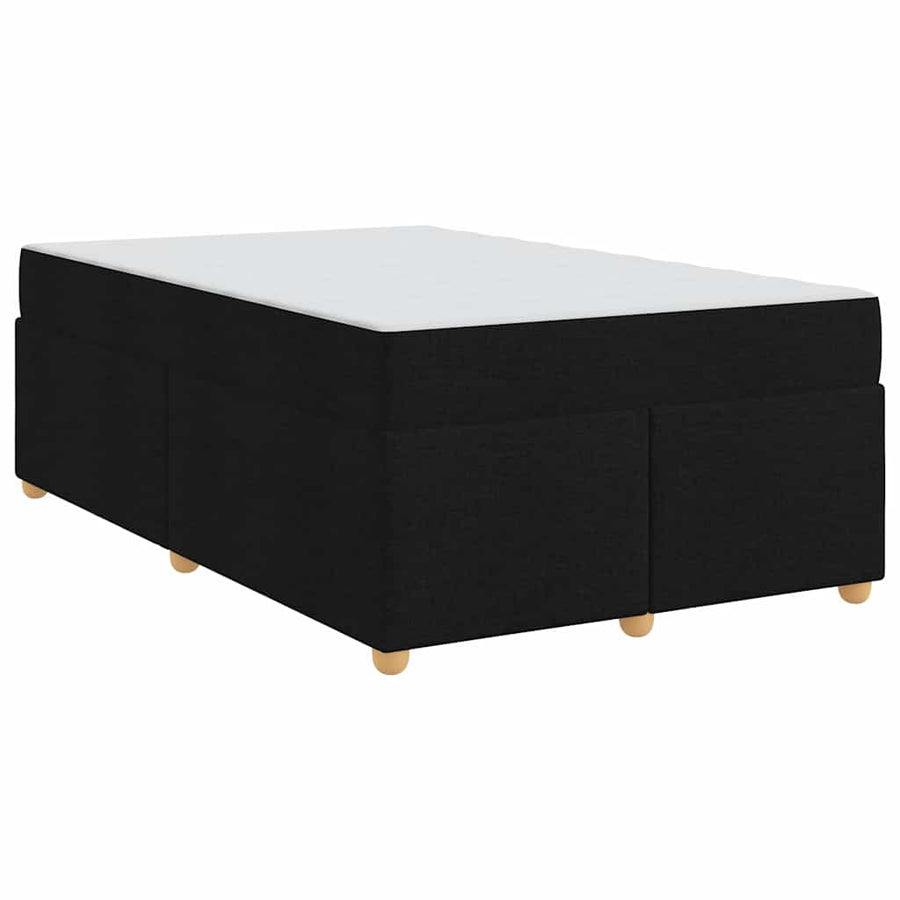 Bedframe met matras Anders Zwart 120 x 200 cm Stof