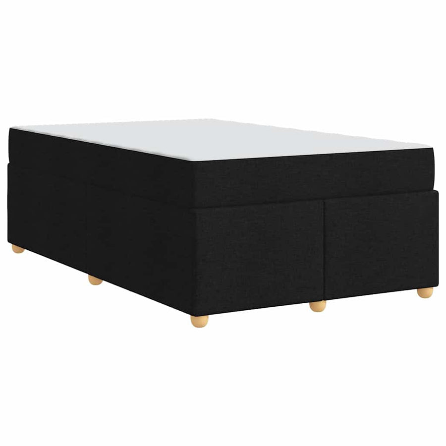 Bedframe met matras Anders Zwart 120 x 200 cm Stof