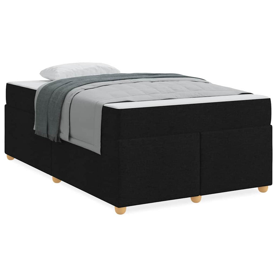Bedframe met matras Anders Zwart 120 x 200 cm Stof