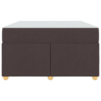 Bedframe met matras Anders Donkerbruin 120 x 200 cm Stof