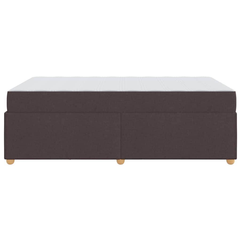 Bedframe met matras Anders Donkerbruin 120 x 200 cm Stof