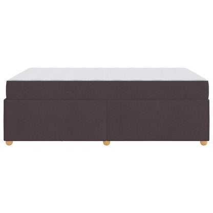 Bedframe met matras Anders Donkerbruin 120 x 200 cm Stof