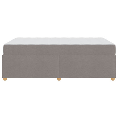 Bedframe met matras Taupe 120 x 200 cm Stof