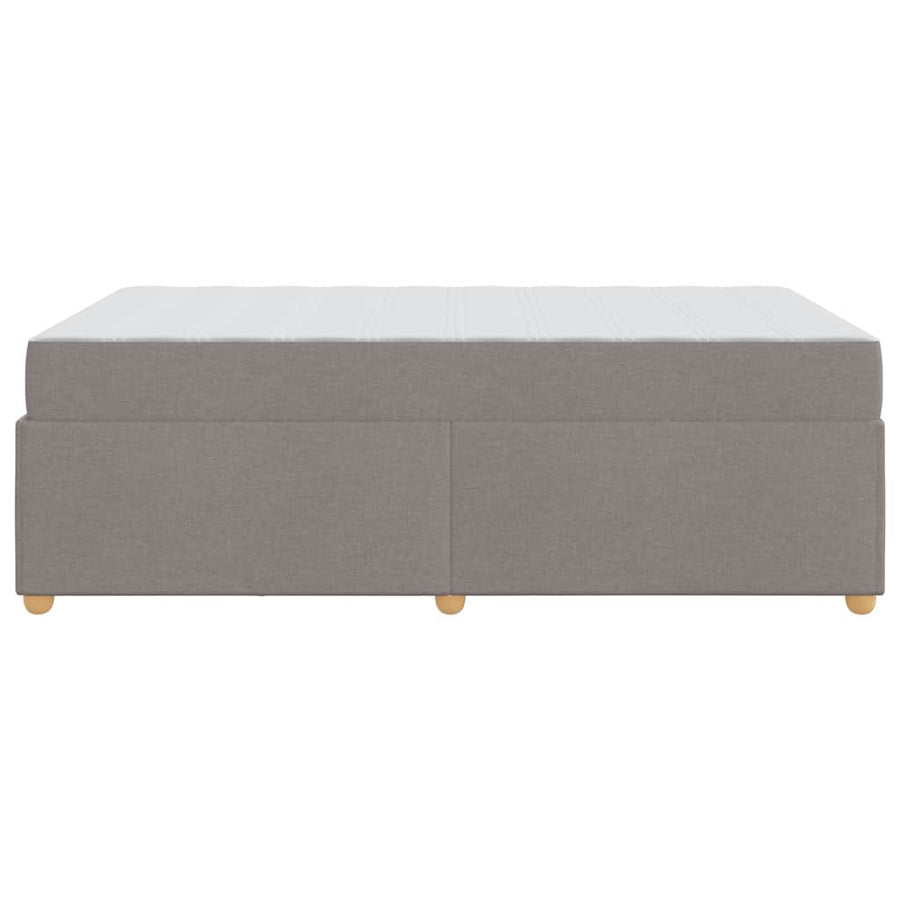 Bedframe met matras Taupe 120 x 200 cm Stof