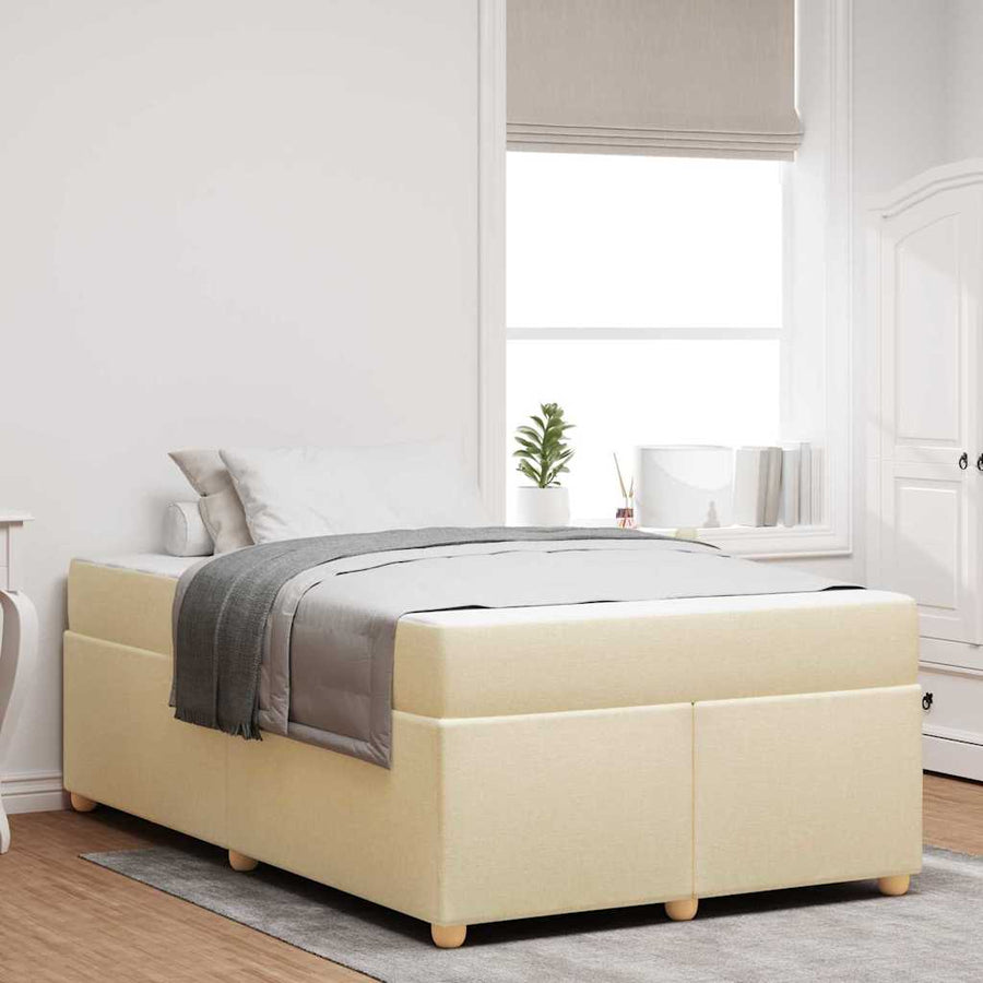Bedframe met matras Anders Crème 120 x 200 cm Stof