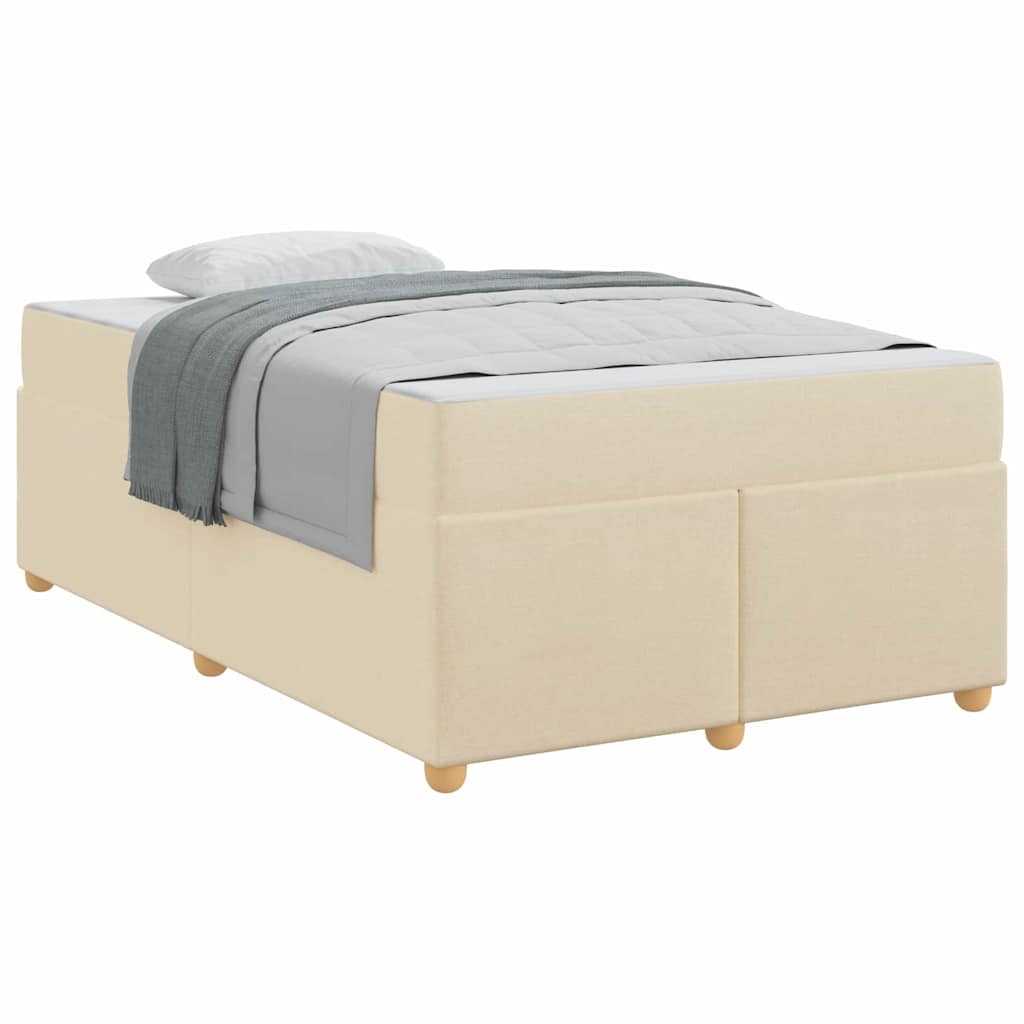 Bedframe met matras Anders Crème 120 x 200 cm Stof