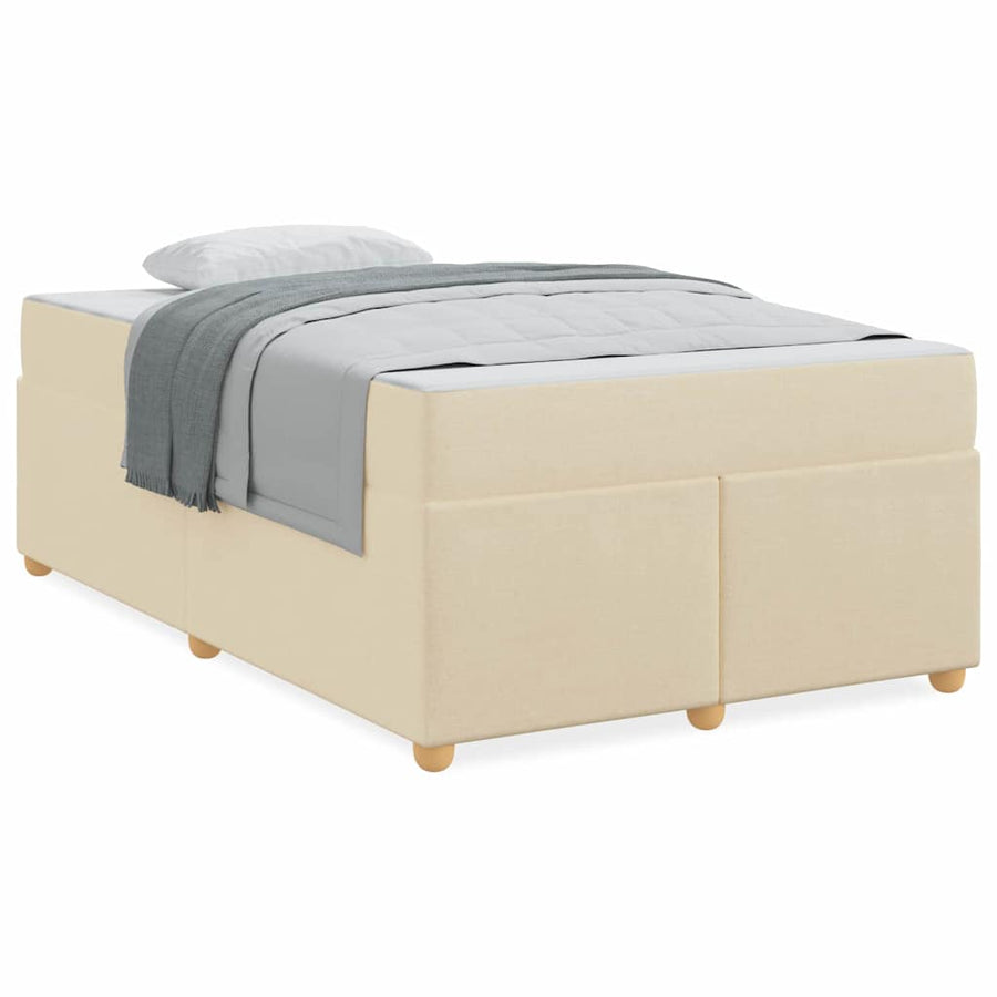 Bedframe met matras Anders Crème 120 x 200 cm Stof