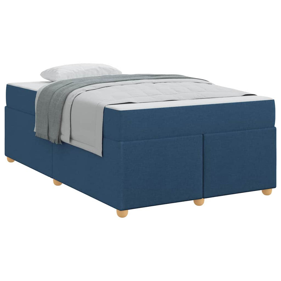 Bedframe met matras Anders Blauw 120 x 200 cm Stof