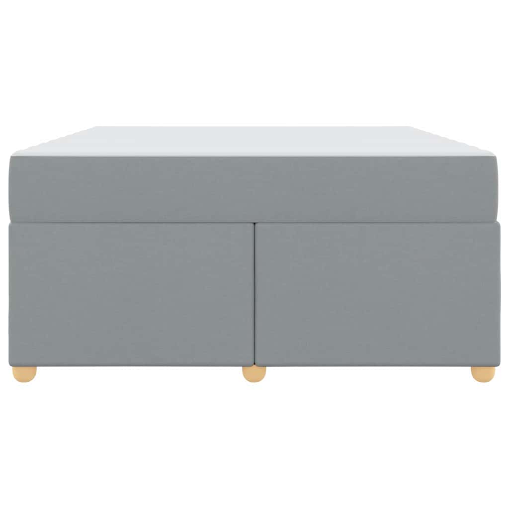 Bedframe met matras Anders Lichtgrijs 140 x 200 cm Stof
