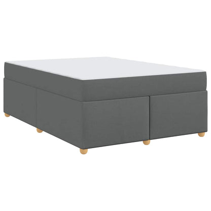 Bedframe met matras Anders Donkergrijs 140 x 200 cm Stof