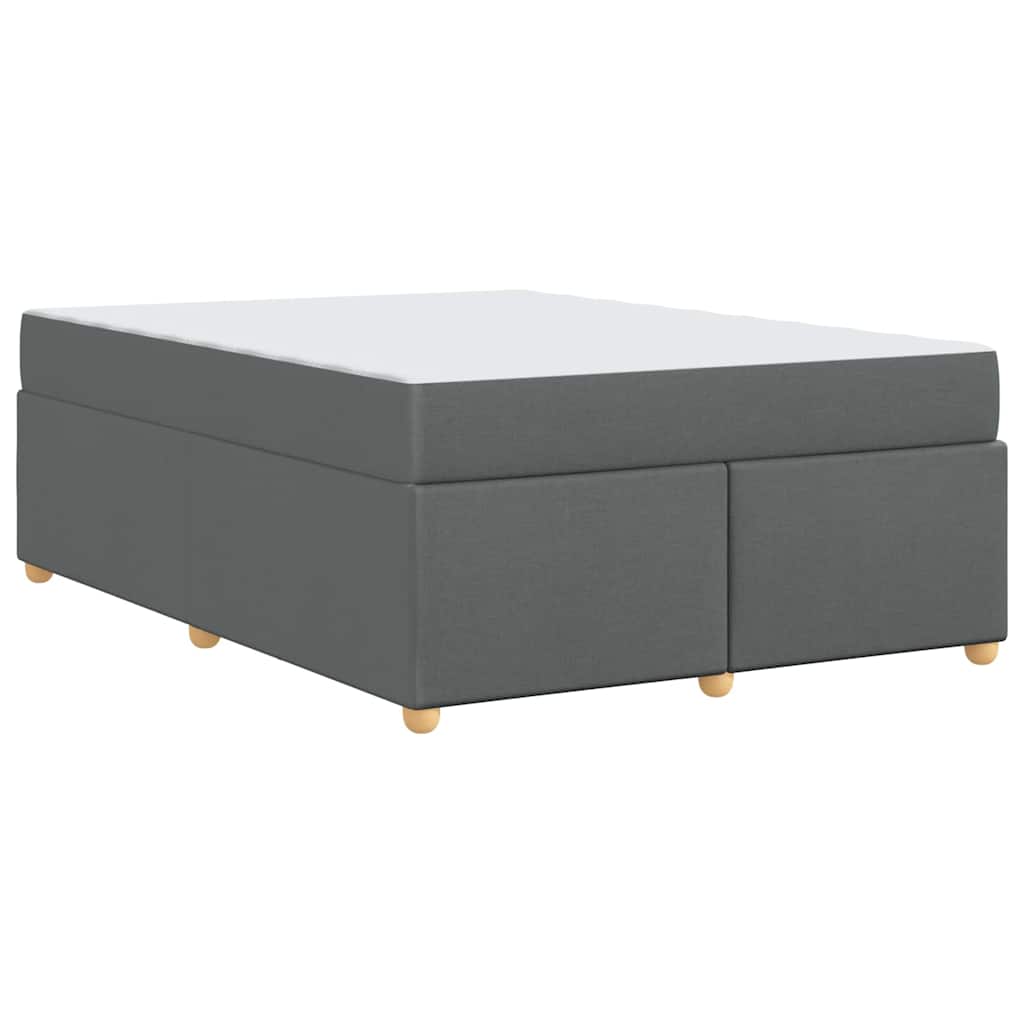 Bedframe met matras Anders Donkergrijs 140 x 200 cm Stof