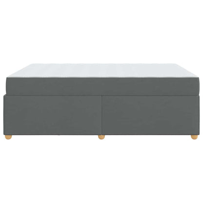 Bedframe met matras Anders Donkergrijs 140 x 200 cm Stof