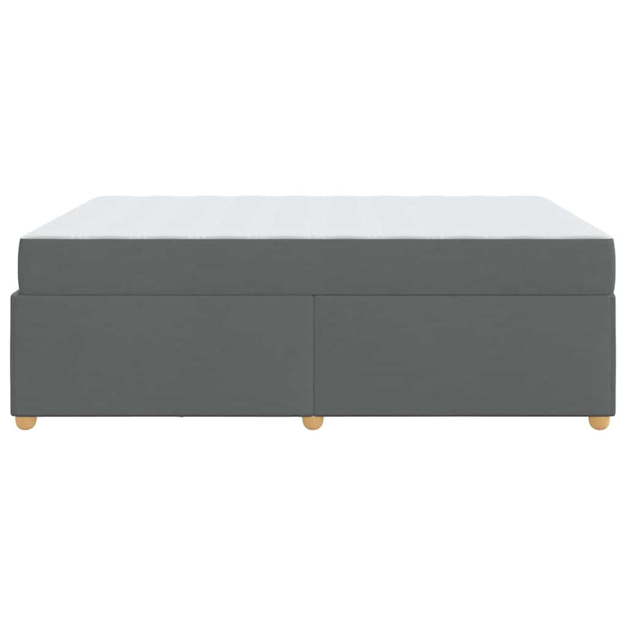 Bedframe met matras Anders Donkergrijs 140 x 200 cm Stof