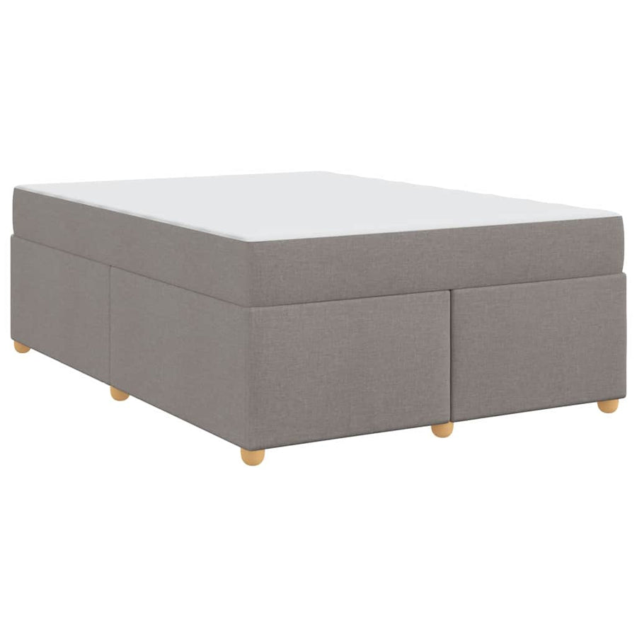 Bedframe met matras Anders Taupe 140 x 200 cm Stof