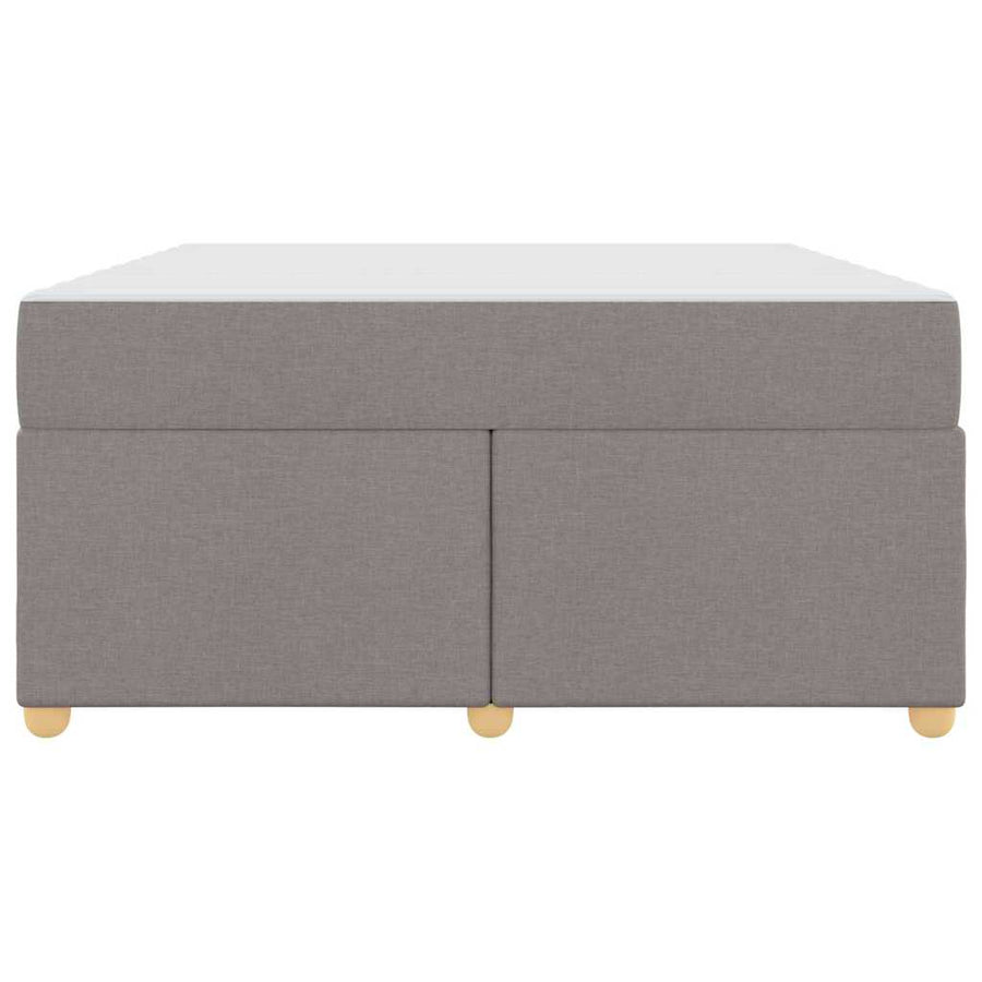 Bedframe met matras Anders Taupe 140 x 200 cm Stof