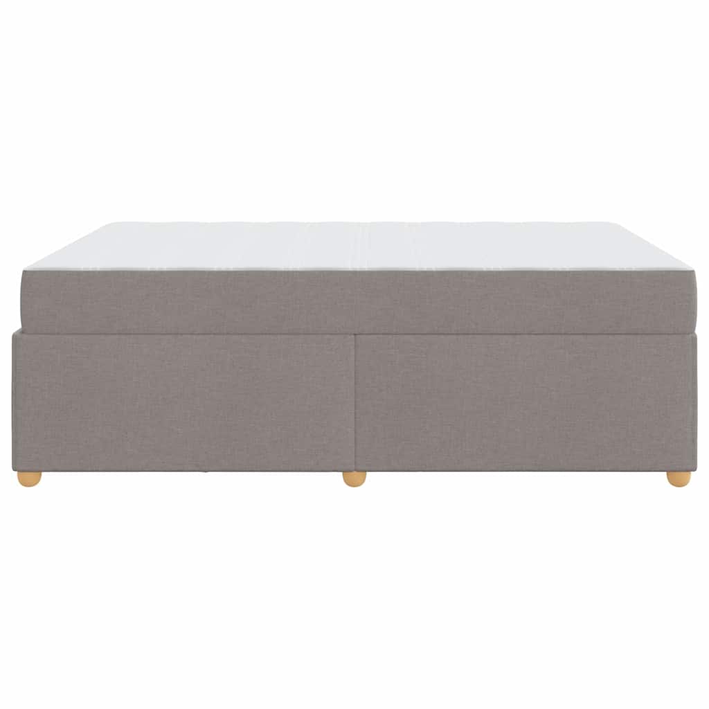 Bedframe met matras Anders Taupe 140 x 200 cm Stof