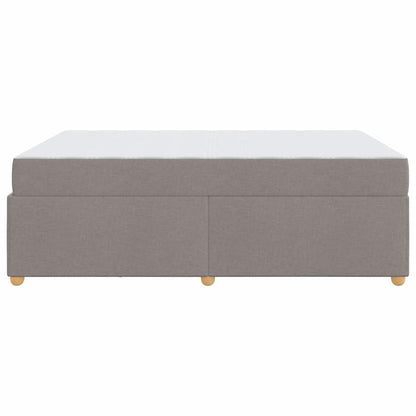 Bedframe met matras Anders Taupe 140 x 200 cm Stof