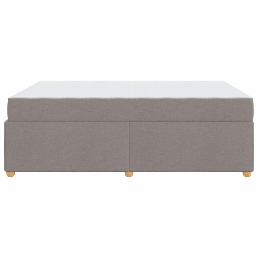 Bedframe met matras Anders Taupe 140 x 200 cm Stof