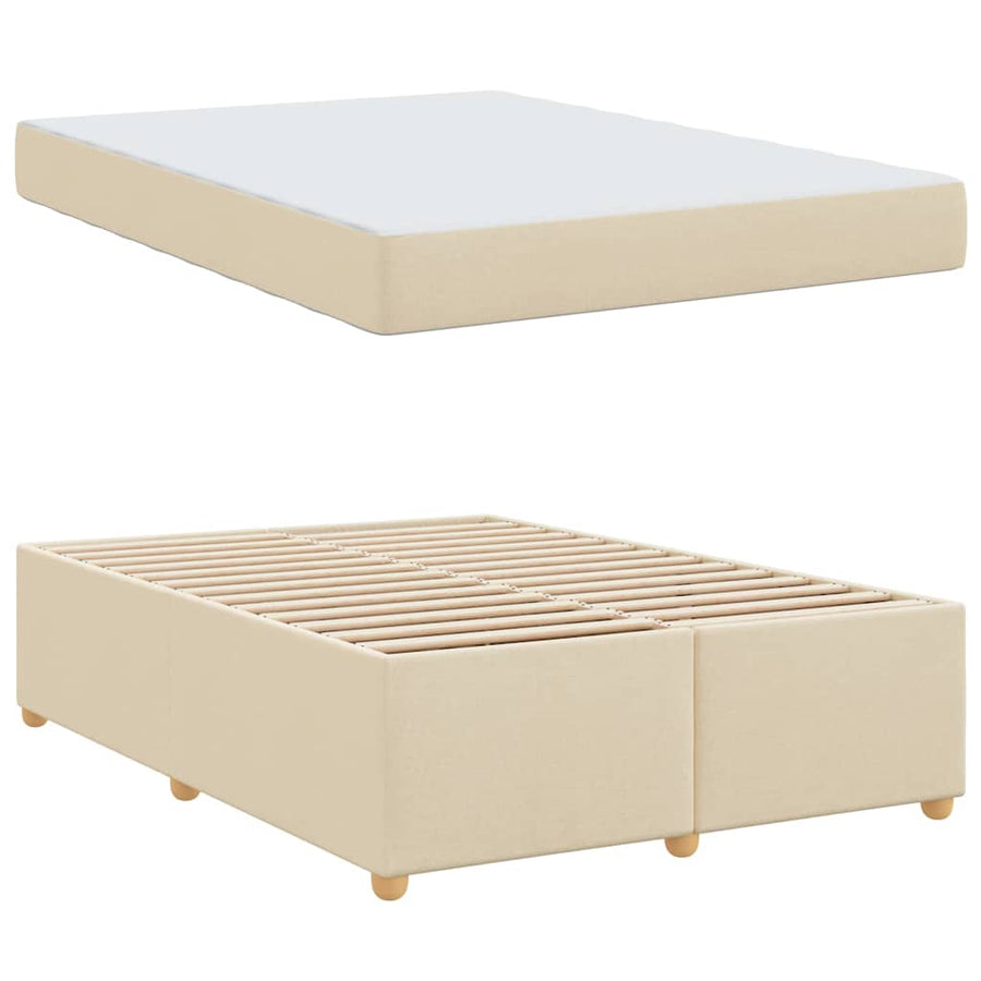 Bedframe Anders Crème 140 x 200 cm Stof