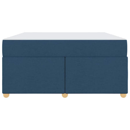 Bedframe met matras Anders Blauw 140 x 200 cm Stof